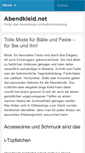 Mobile Screenshot of abendkleid.net