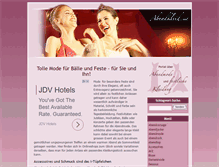 Tablet Screenshot of abendkleid.net